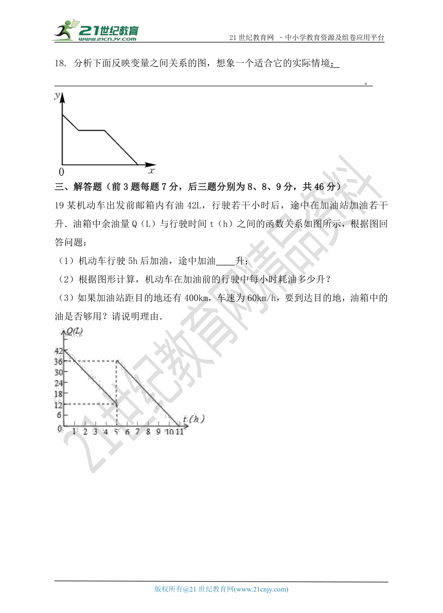 第三章 变量之间的关系单元检测试题（A卷含解析）