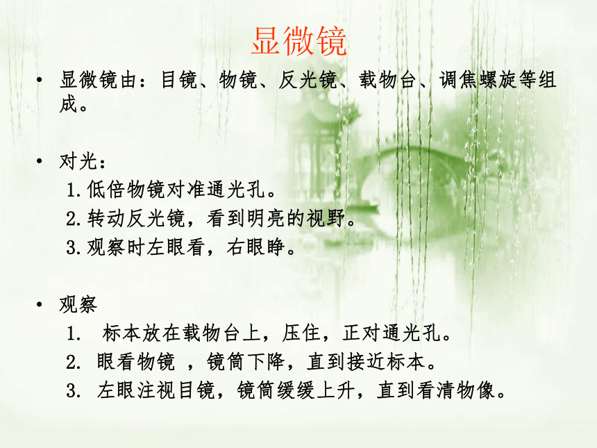 六年级实验复习 课件