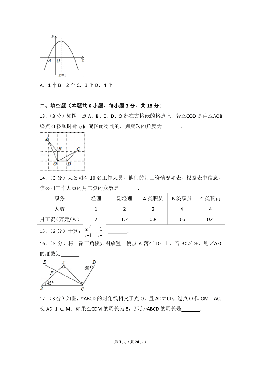 湖南省衡阳市2018年中考数学试题(pdf解析版)