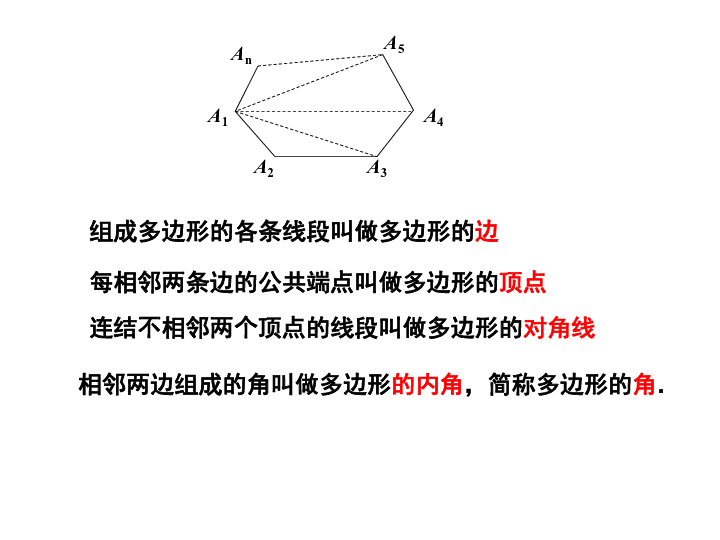 浙教版八年级下册数学第四章4.1多边形（1）课件（共21张PPT）