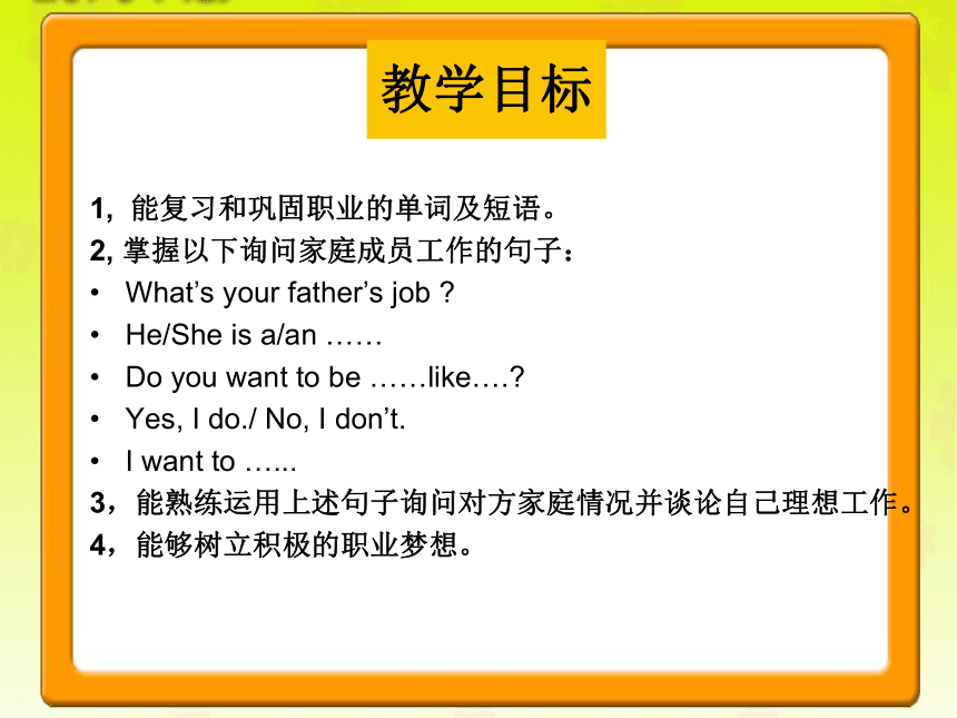 Module6 Unit 12 What’s your father’s job课件（28张）