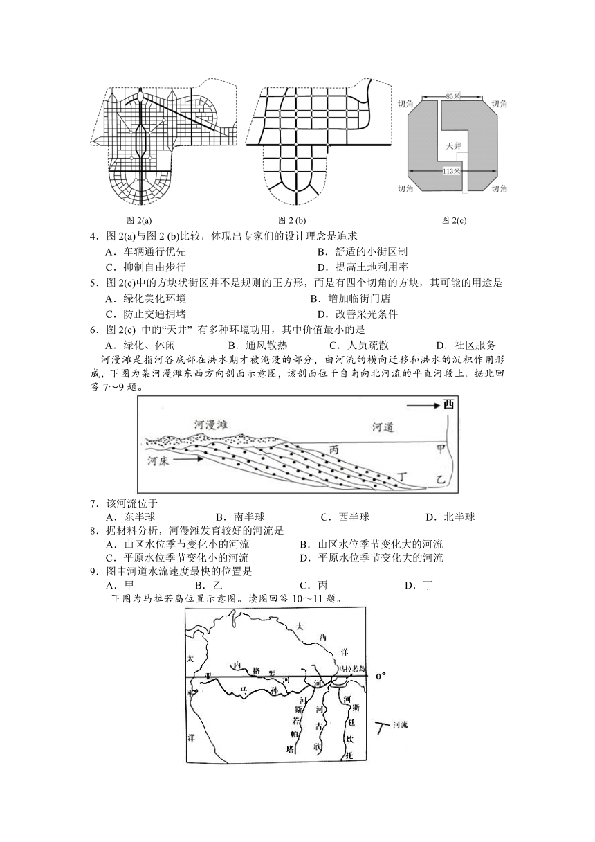 广东省汕头市金山中学2017届高三4月模拟考试文科综合试卷