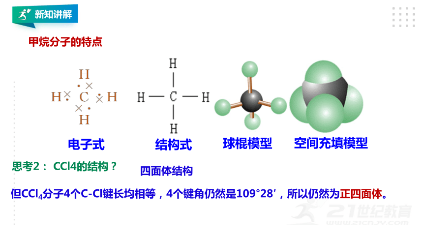 人教版2019版化学必修二711有机化合物中碳原子的成键特点烷烃课件24