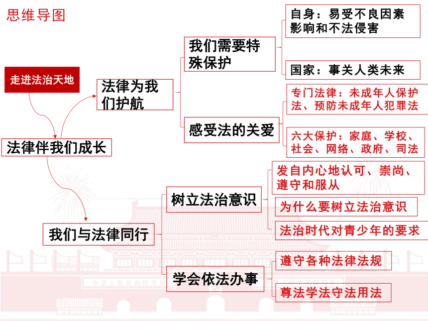 走进法治社会思维导图图片