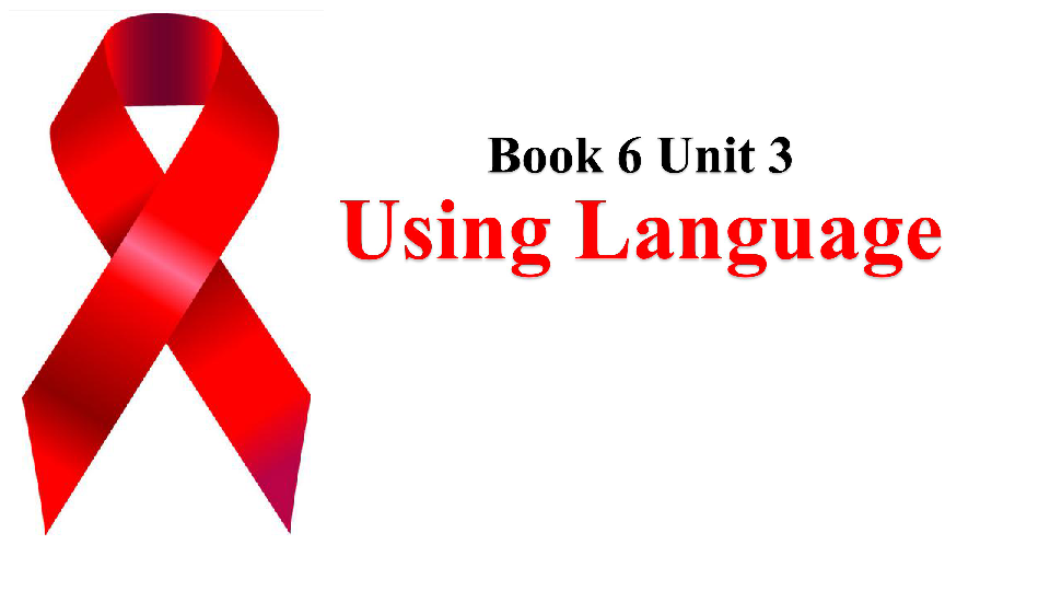 人教版高中英语选修六Unit 3 A healthy life  Using  Language课件  （共18张PPT）