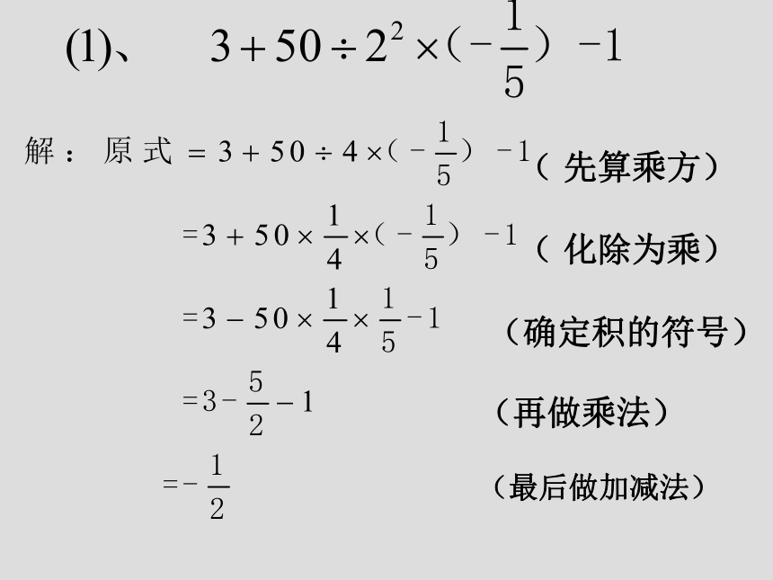 有理数的混合运算[上学期]