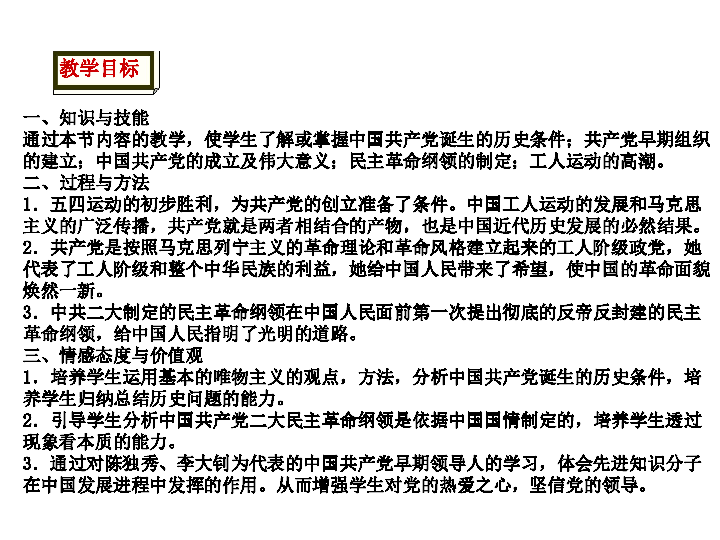 第14课中国共产党的诞生  课件（26张PPT）