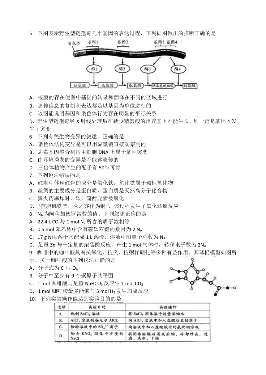 山东省潍坊市2017届高三下学期3月一模考试理综试题 Word版缺答案