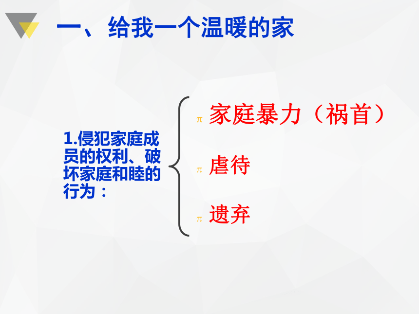 构建和睦家庭课件（19张）