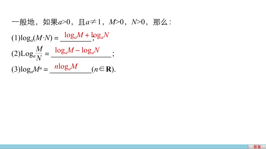 高中数学人教版A版必修一第二章 2.2.1 第2课时对数的运算课件（共25页PPT）