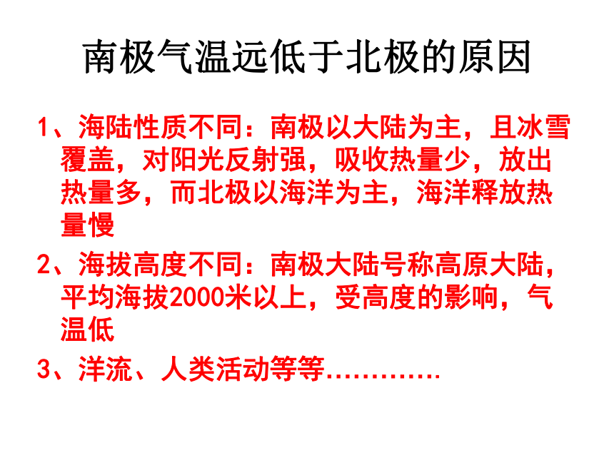 人教版（新课程标准）初中地理七年级下册10.1极地地区 课件