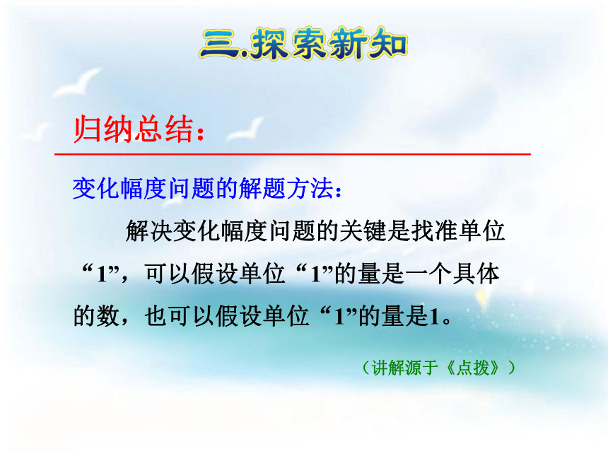 数学六年级上人教版6用百分数知识解决问题课件（21张）