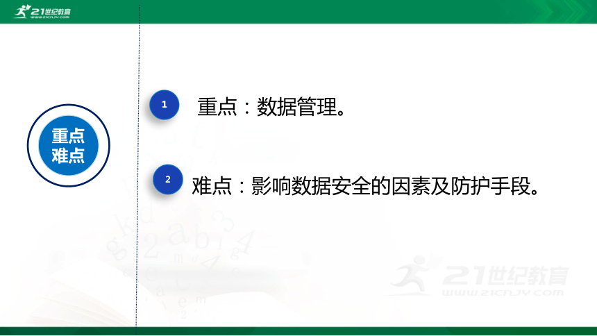 浙教版 信息技术 必修1 1.4 数据管理与安全 课件（共16张PPT）