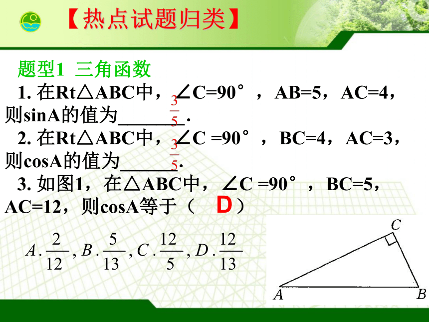 解直角三角形中考复习课件（44张PPT）