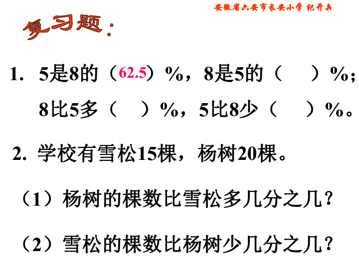 7.1.3分数、百分数的认识 课件 (共21张PPT)