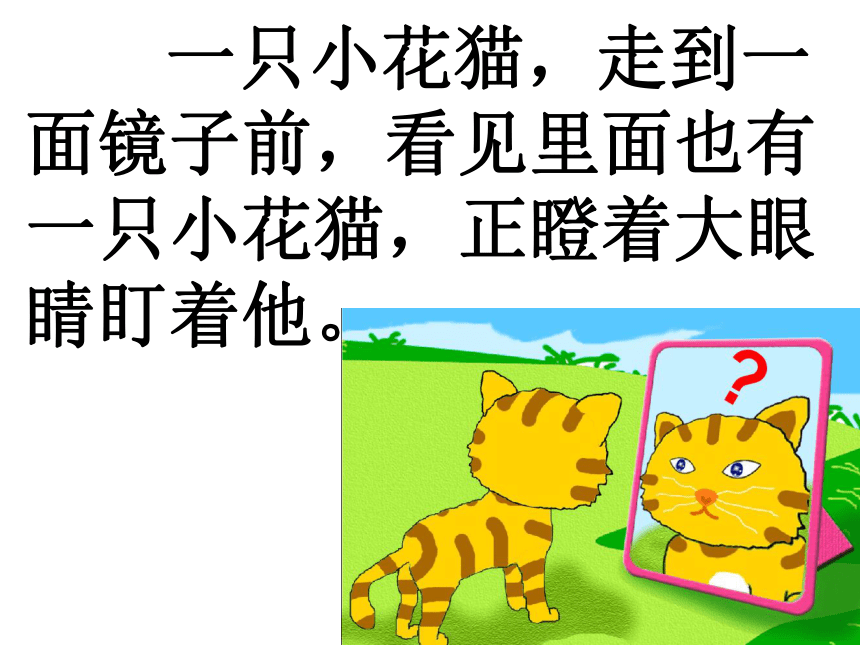 沪教版一年级语文下册《小花猫照镜子 2》ppt课件
