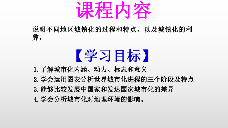 2．3 城市化 课件（共38张PPT）