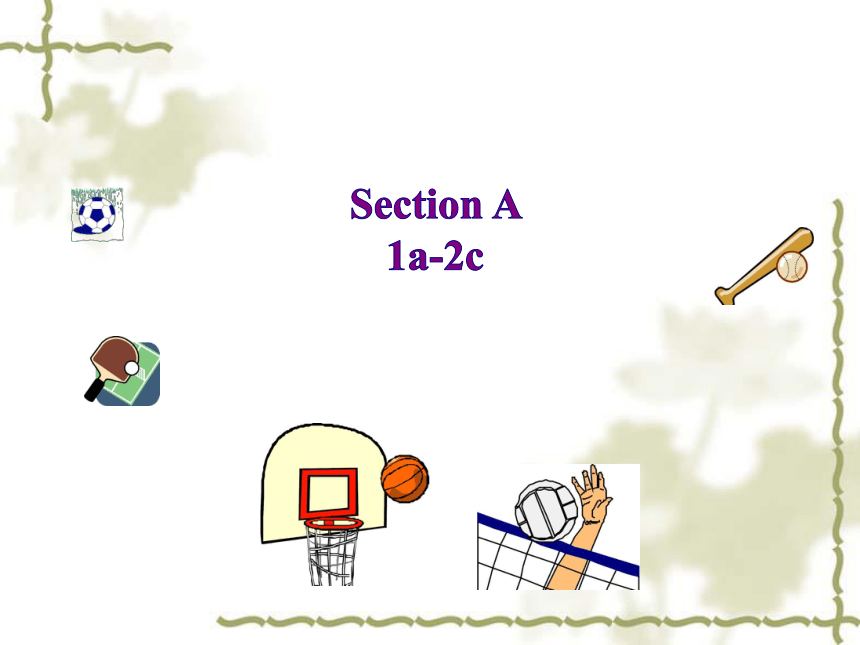 Unit 5 Do you have a soccer ball? Section A 1a-2c课件