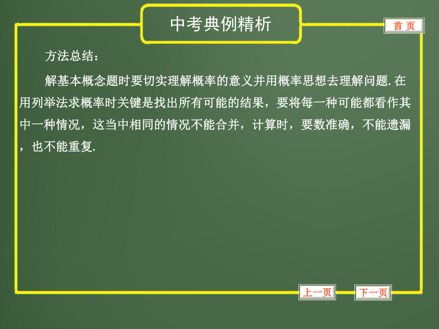 2012年中考数学专题复习第九章《统计与概率》第37讲 频率与概率的应用