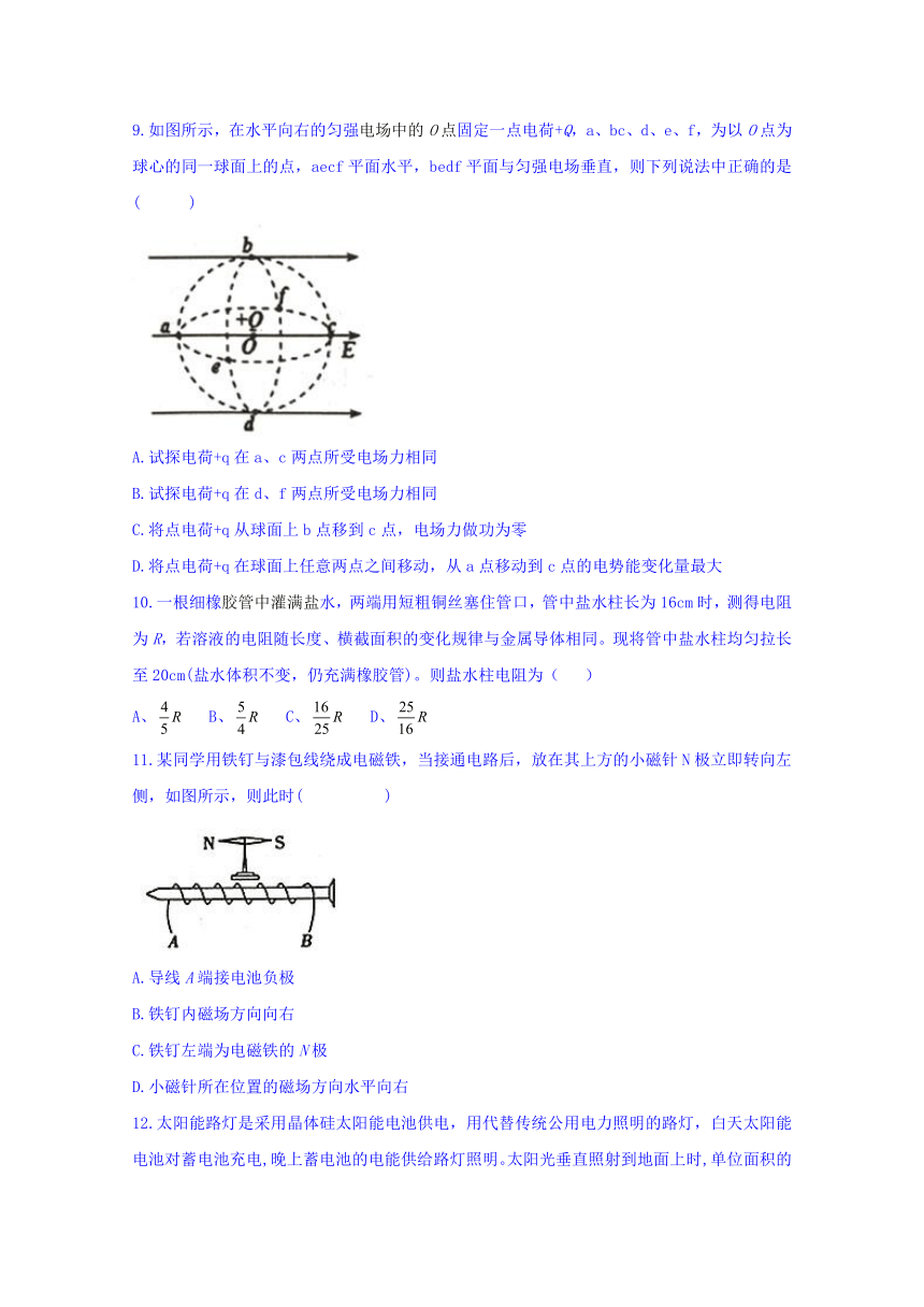 浙江省选考（学考）十校联盟2018届高三3月适应性考试物理（选考）试题