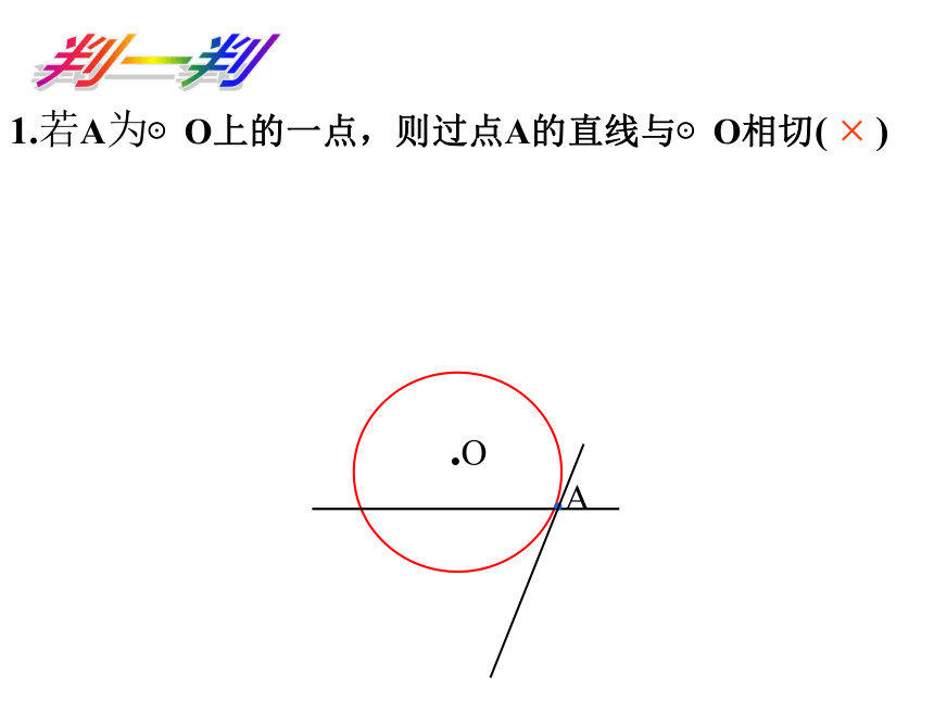 2.1 直线和圆的位置关系课件