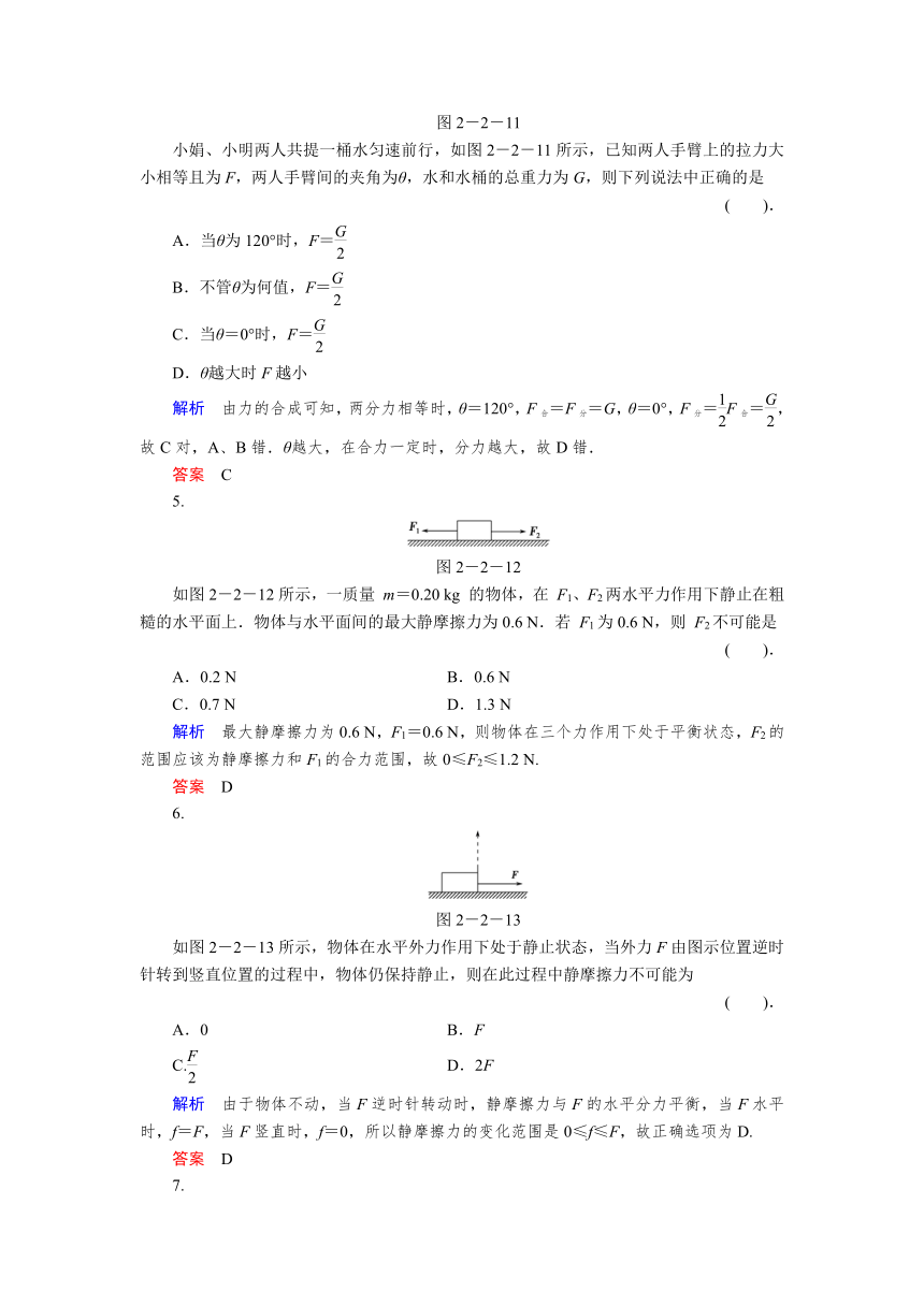 2013届高三物理备考训练习题6