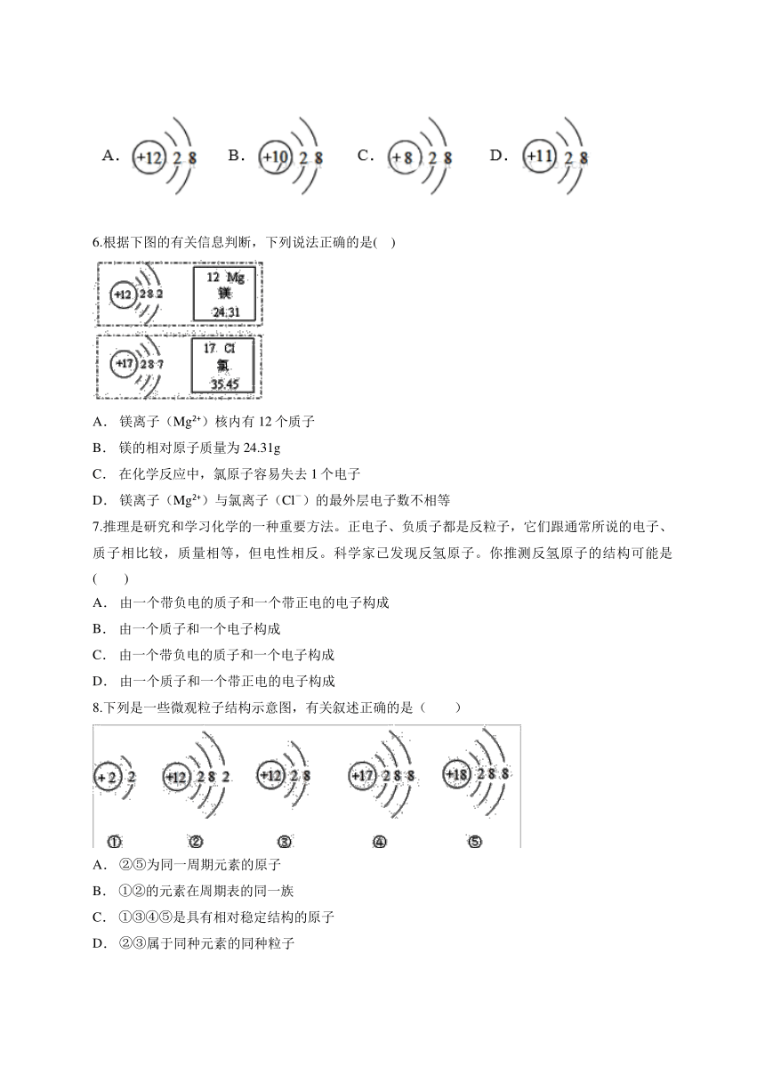 第三单元 物质构成的奥妙 检测题（解析版）