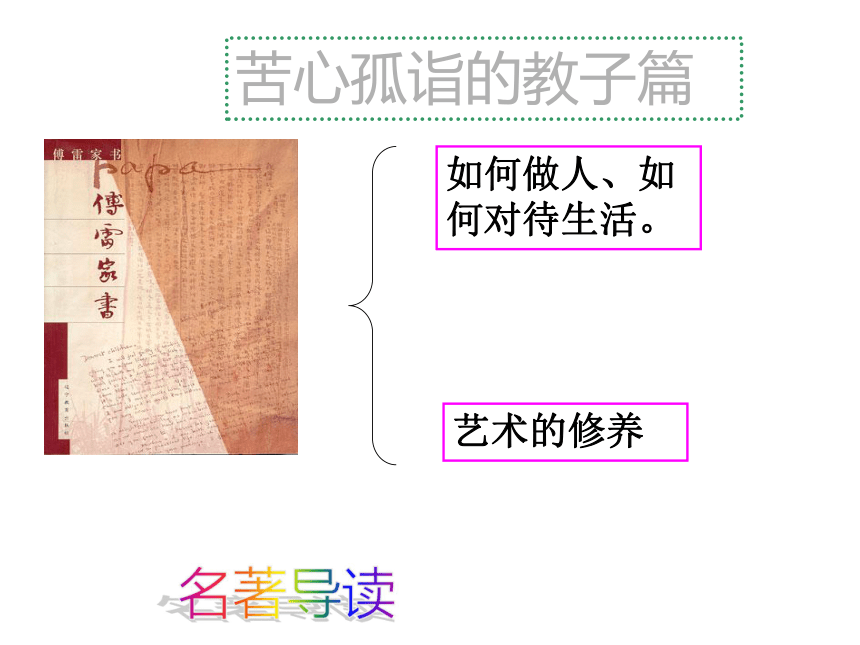 高中语文沪教版第六册3.11《傅雷家书两篇》课件（50张）