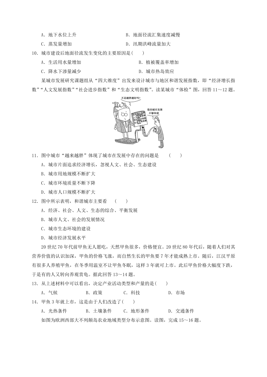 辽宁省瓦房店市2016-2017学年高一地理下学期期末考试试题