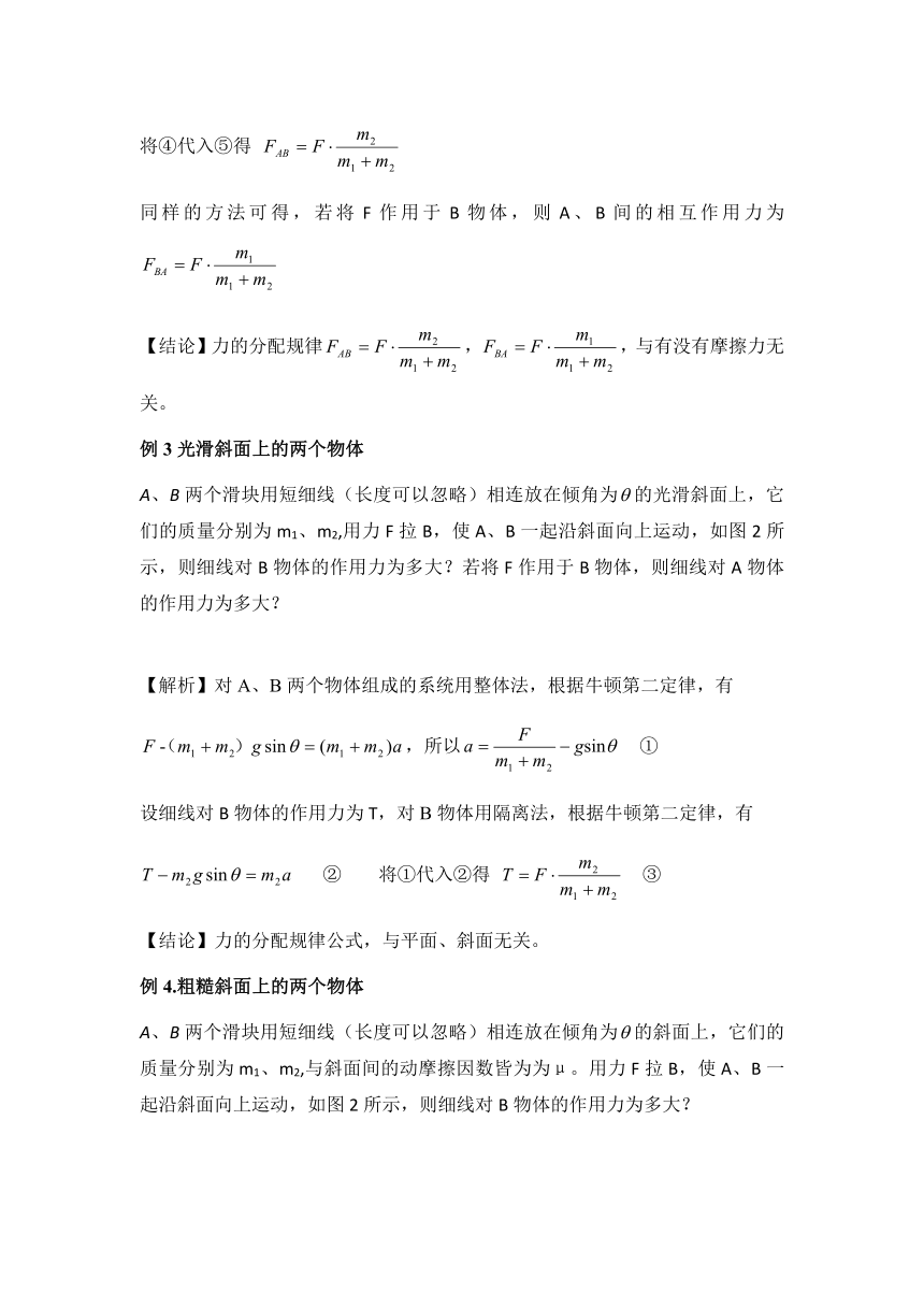 专题01+隔离法和整体法-高中物理八大解题方法+Word版含解析