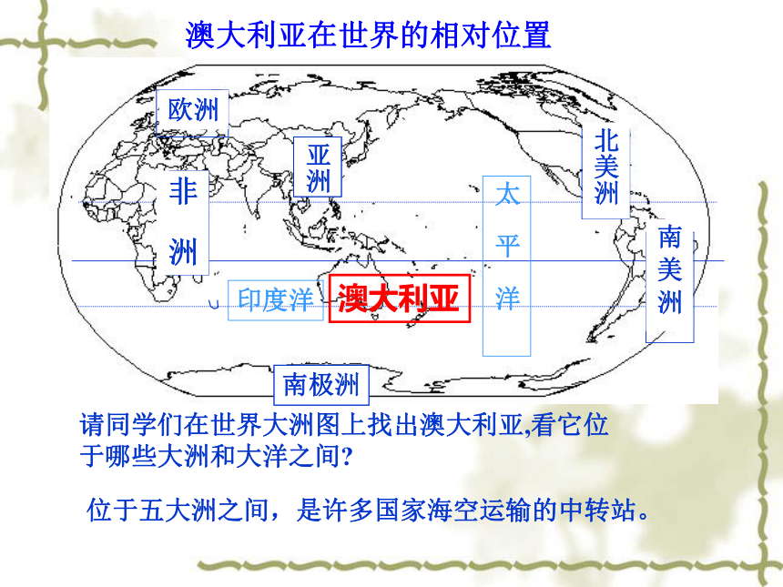 新人教七年级地理下第八章第四节《澳大利亚》