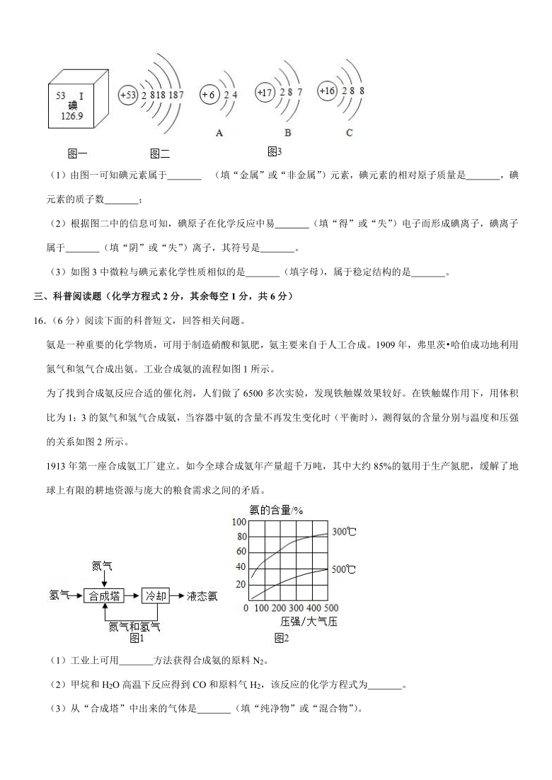 2020-2021学年山西省吕梁市交城县九年级（上）期中化学试卷（解析版）