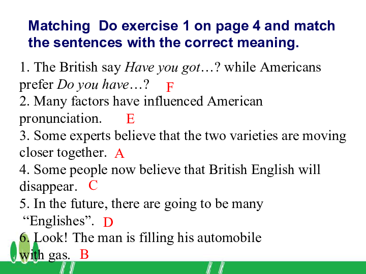 外研版必修五Module 1 British and American English - Grammar课件（31张）