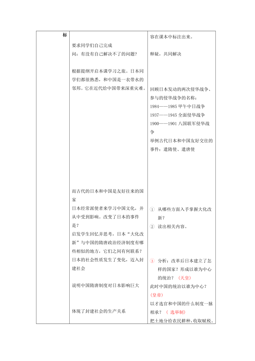 2015-2016九年级历史上册 第4课《亚洲封建国家的建立》教案 新人教版