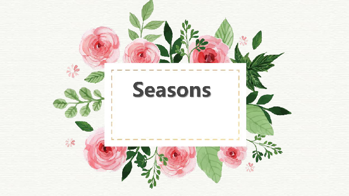 Unit 6 There are four seasons in a year.Lesson 36 课件（26张PPT）