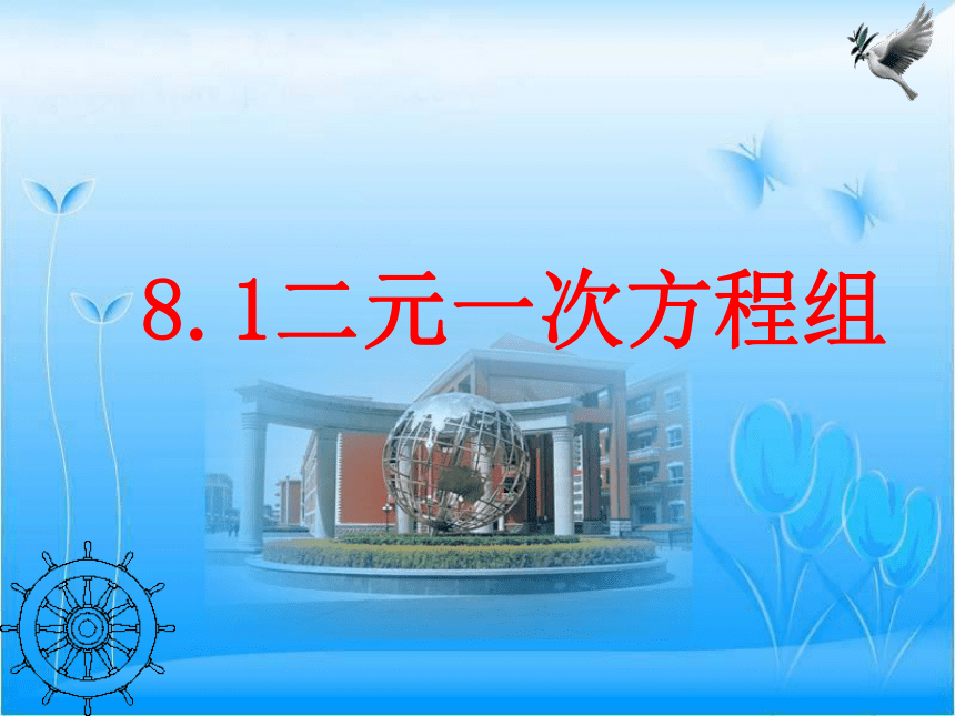 8.1二元一次方程组课件（共29张PPT）