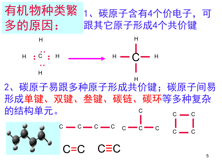 人教版高中化学必修二 课件3.1《最简单的有机化合物--甲烷》（共37张PPT）