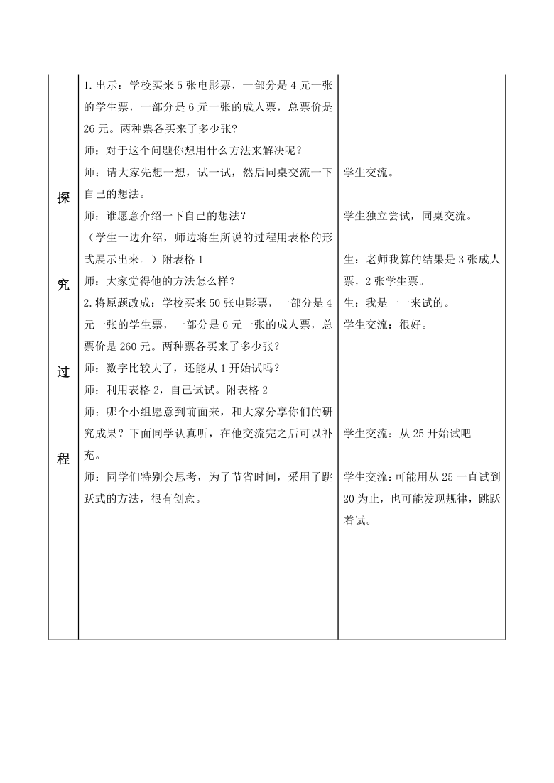 六年级数学上册教案 数学与生活（1）（青岛版）