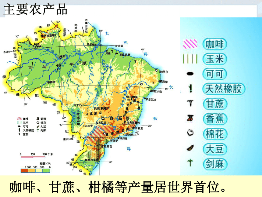 黑龙江省密山市实验中学人教版七年级下册地理课件：第九章 第二节 巴西 (共11张PPT)