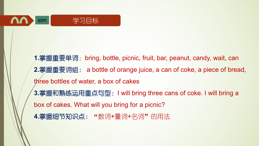 Unit 6 I will bring a big bottle of orange juice 课件(共34张PPT)