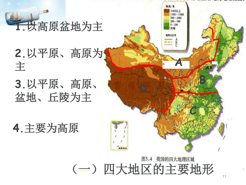 人教版（新课程标准）初中地理八年级下册第五章 中国的地理差异复习课（共38张ppt）