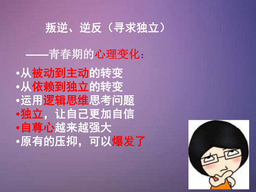 通用版心理健康七年级 中学生心理特点及心灵解压 课件(43ppt)_21世纪