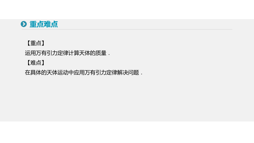 人教版必修2第六章第四节万有引力理论的成就课件（24张）