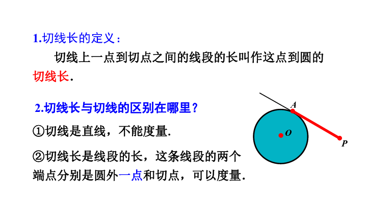 人教版数学九年级上册24．2．2 直线和圆的位置关系（3）课件（共34张PPT）