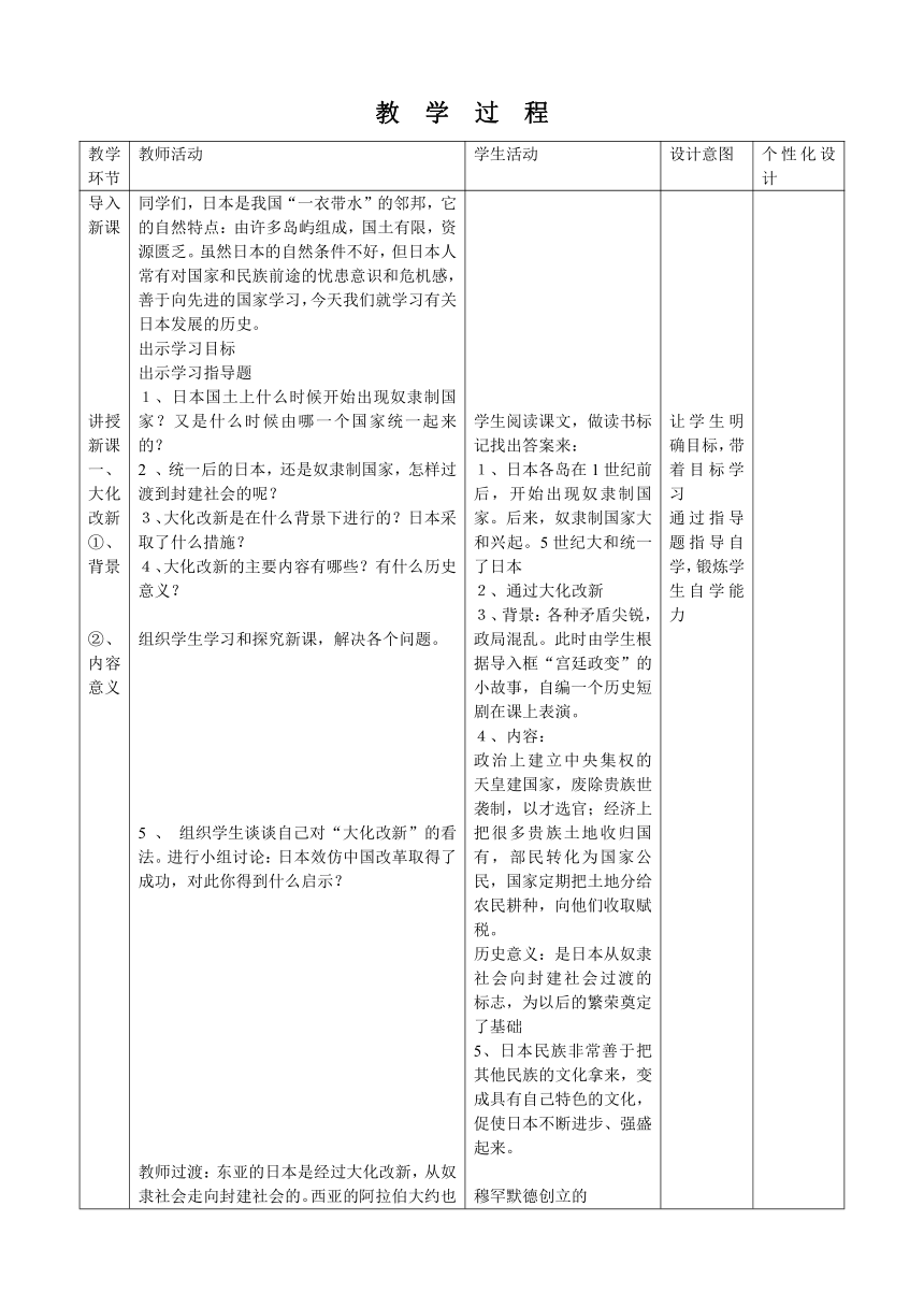 第4课 亚洲封建国家的建立