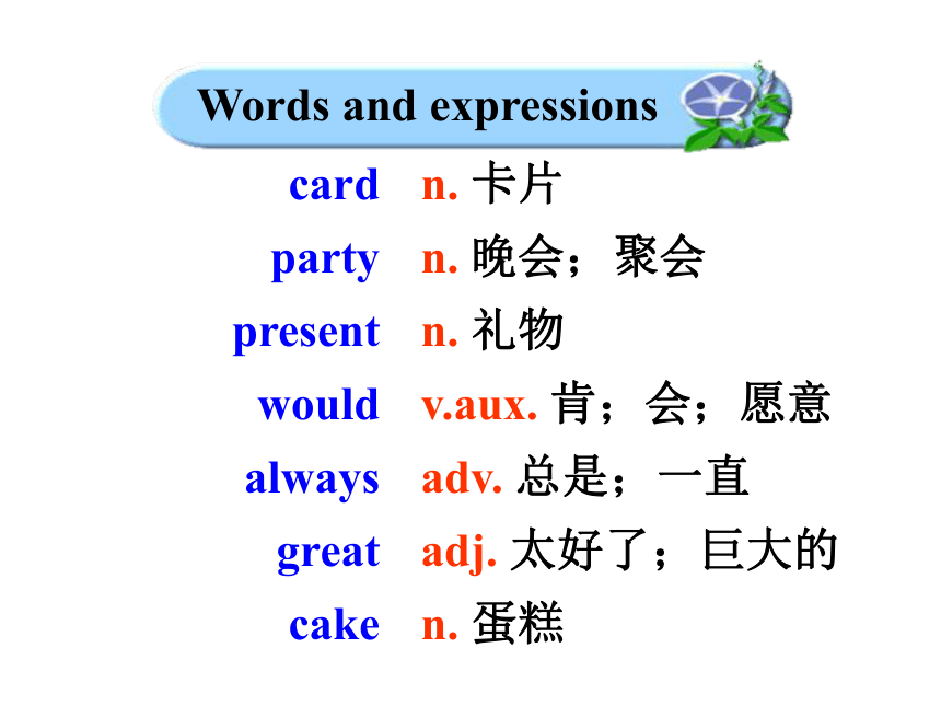 Module 8 Choosing presents Unit 1 I always like birthday parties.课件