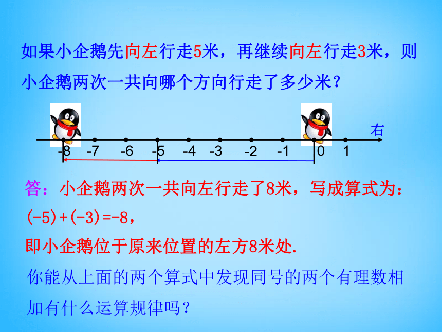（新版）湘教版七年级上册1.4.1 有理数的加法（1）