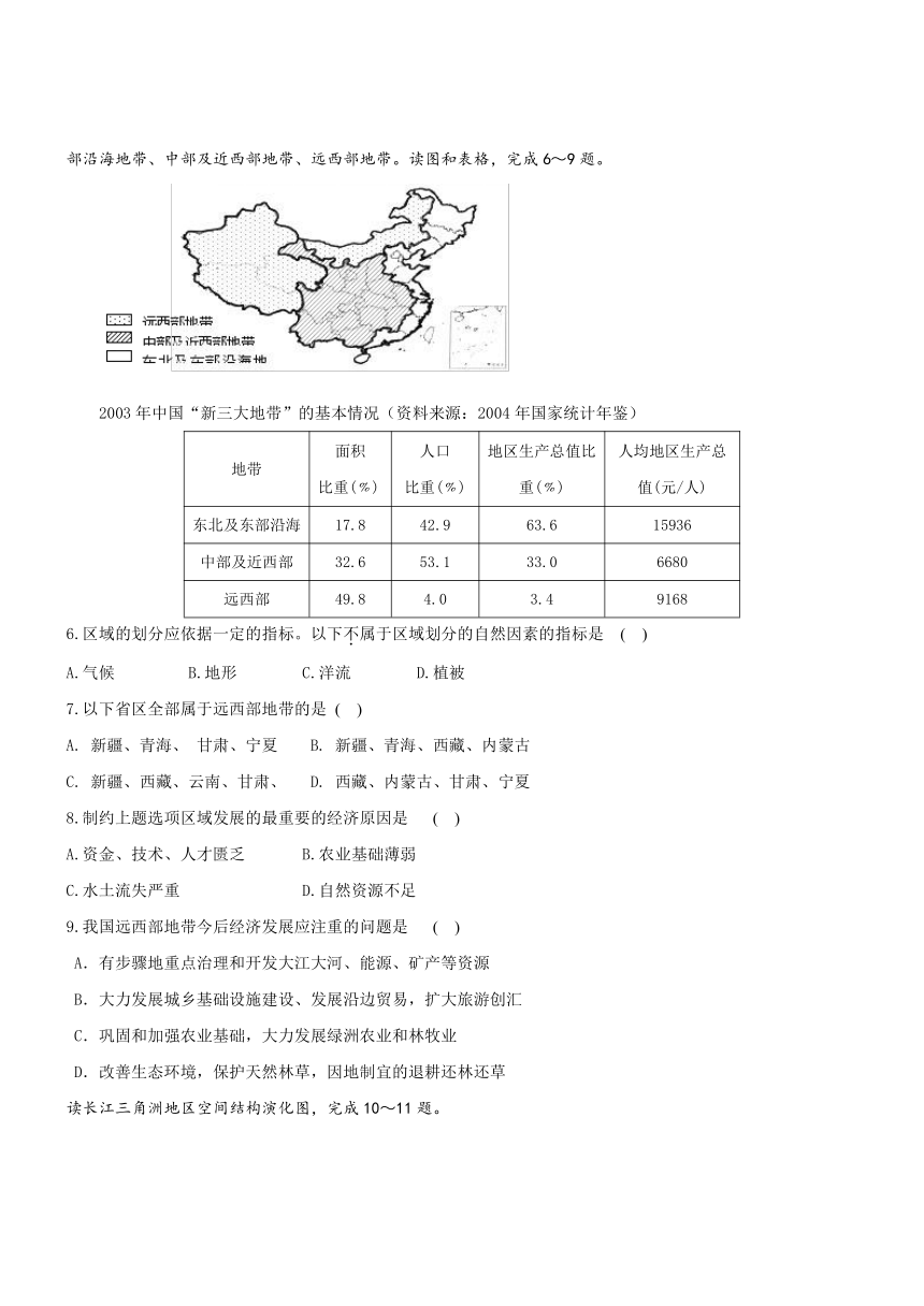 广西桂林中学16-17学年高二上11月段考--地理（理）