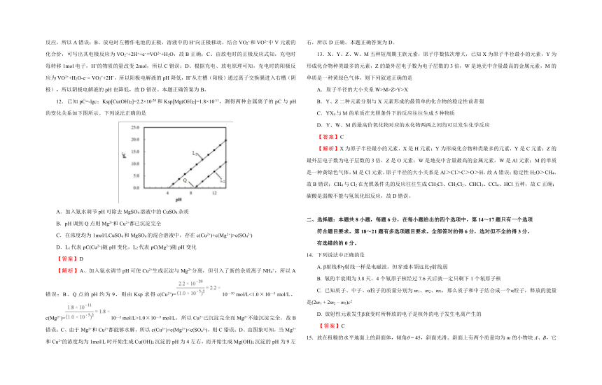 河南省2018届高三第二次模拟考试+仿真卷（二）理综试题 Word版含答案