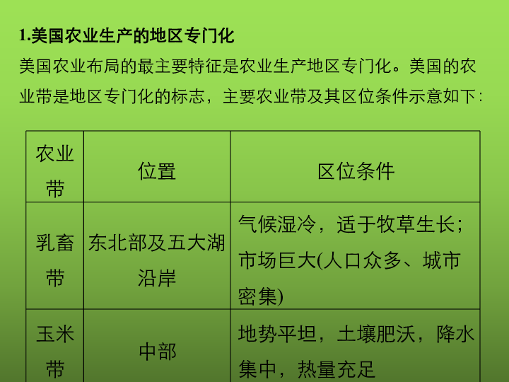 2019高考地理浙江选考新增分二轮课件：微专题23区域农业可持续发展（52张）